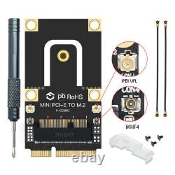100pcs M. 2 NGFF WiFi Card to Mini PCI-E Adapter Converter for AX200 AX210 Card