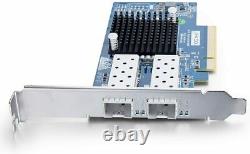 10Gb NIC Network Card Dual SFP+ PCIe X8 For Intel X520-DA2 (82599ES-LR)