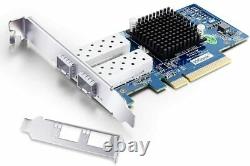 10Gb PCI-E Network Card RJ45 Port with Intel 82599EN Compare to Intel X520-DA2