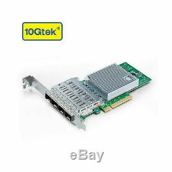 10Gtek PCI E NIC Network Card Quad L710 SFP+ Port Express Ethernet LAN Adapter