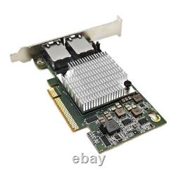 10 For Intel X540-T2 X540-AT2 10G PCI-E Dual RJ45 Ports Ethernet Network Adapter