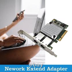 10 For Intel X540-T2 X540-AT2 10G PCI-E Dual RJ45 Ports Ethernet Network Adapter