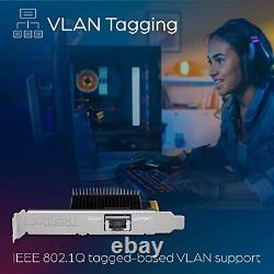 10 Gigabit PCIe Network Adapter, Converts A PCIe Slot Into A 10G Ethernet Por