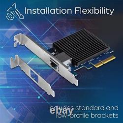 10 Gigabit PCIe Network Adapter, Converts A PCIe Slot Into A 10G Ethernet Por