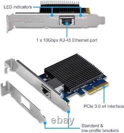 10 Gigabit PCIe Network Adapter, Converts A PCIe Slot Into A 10G Ethernet Por