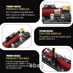 15 Sets PCI-E 1x to 16x Adapter PCI-E Mining Riser Computer Mining Supply