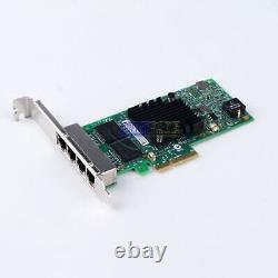 1PCS New Intel I350-T4 PCI-Express PCI-E Gigabit Ports Server Adapter NIC