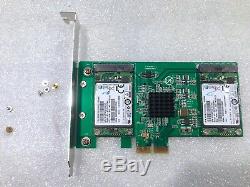 1.5TB (3 x 512Gb) IOCREST Quad mSATA PCIe SSD Adapter Card MAC PC