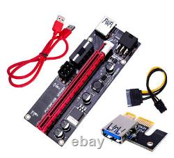 20PACK PCI-E 1x to 16x Powered USB3.0 GPU Riser Extender Adapter Card VER 009s