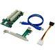 20xpci Express To Dual Pci Adapter Card Pcie X1 To Router Tow 2 Pci Slot R D6z4