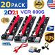 20 Pack Pci-e 1x To 16x Powered Usb3.0 Gpu Riser Extender Adapter Card Ver 009s