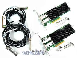 25Gb Networking Kit 2x Intel XXV710-DA2 SFP28 Server Adapter NIC PCIe x8 3.0