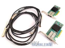25Gbe Networking Kit OEM Mellanox ConnectX-4 LX CX4121A 25GB DAC 2x 3m Cable