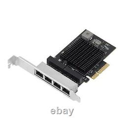 2.5G PCE8125B-4GLAN PCIe Gigabit Ethernet Adapter Network Card PCIe RJ4 Port