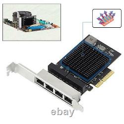 2.5G PCE8125B-4GLAN PCIe Gigabit Ethernet Adapter Network Card PCIe RJ4 Port