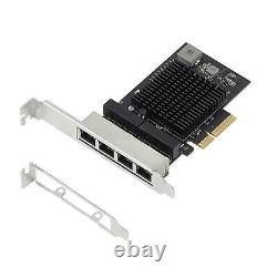 2.5G PCE8125B-4GLAN PCIe Gigabit Ethernet Adapter Network Card PCIe RJ4 Port