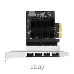 2.5G PCE8125B-4GLAN PCIe Gigabit Ethernet Adapter Network Card PCIe RJ4 Port