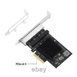 2.5G PCE8125B-4GLAN PCIe Gigabit Ethernet Adapter Network Card PCIe RJ4 Port