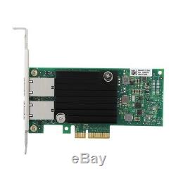 2-Port RJ45 10GbE X550-T2 PCI-E x8 Ethernet Converged Network Adapter LAN Card