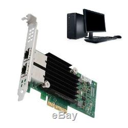 2-Port RJ45 10GbE X550-T2 PCI-E x8 Ethernet Converged Network Adapter LAN Card