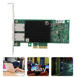 2-Port RJ45 10GbE X550-T2 PCI-E x8 Ethernet Converged Network Adapter LAN Card