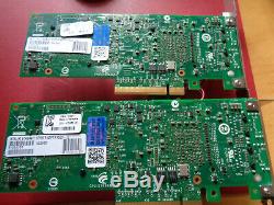 2 x Intel X520-T2 Dual Port 10GbE PCIe Ethernet Network Adapter Cards