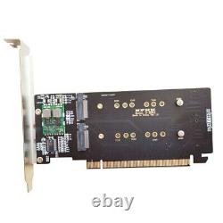 3.0 x16 to 4Port M. 2 NVME SSD Adapter Raid Card VROC Riser Card Support 2230