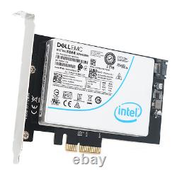 3.2TB Intel TB NVMe Enterprise SSD with PCIe x4 U. 2 Adapter Card SSDPE2KE032T8TB