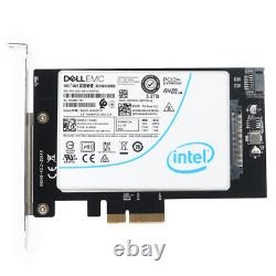 3.2TB Intel TB NVMe Enterprise SSD with PCIe x4 U. 2 Adapter Card SSDPE2KE032T8TB