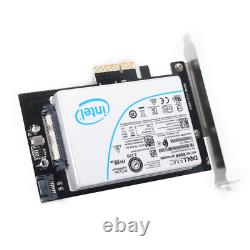 3.2TB Intel TB NVMe Enterprise SSD with PCIe x4 U. 2 Adapter Card SSDPE2KE032T8TB