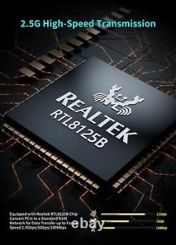 4 Port 2.5Gb PCIe Network Card, 4 Port 2.5 Gigabit Ethernet Interface Adapter