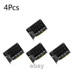 4 Port M. 2 NVME To PCIE Adapter Converter Support Host Controller Expansion Card