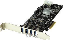 4-Port USB 3.0 PCI Express Card Adapter Pcie Superspeed USB 3.0 Expansion Card