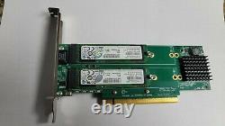 4 Slot PCIe M. 2 SSD RAID Amfeltec Quad Adapter Card With 4 Samsung SM951