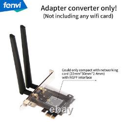 50PCS Desktop PCIe WiFi Adapter for 8260 8265 9260 AX200 AX210 MT7921 M. 2 Card