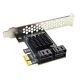 5xpci-e Gen3 To Sata3.0 Expansion Card 4-port 6g Adapter Card Expansion Ipfs
