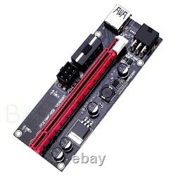 6PCS PCIE Riser 1X to 16X USB 3.0 Graphics Riser Adapter Card For Bitcoin Mining