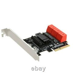 6 ports SATA 3.0 to PCIe expansion Card PCI express 4X Gen 3 PCI express Adapter