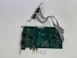 ACCESS I/O PCIe-ICM232-4 REV. B ISOLATED 4/2-PORT RS-232 SERIAL CARD with ADAPTER