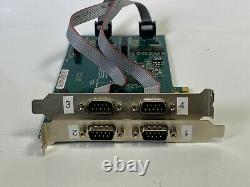ACCESS I/O PCIe-ICM232-4 REV. B ISOLATED 4/2-PORT RS-232 SERIAL CARD with ADAPTER