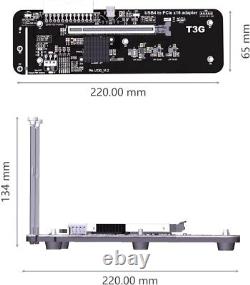 ADT-UT3G USB4.0 Docking Station PCIe4.0x4 to Thunderbolt 3/4 & USB4 eGPU Adapter