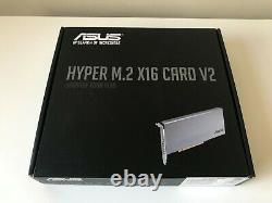 ASUS HYPER M. 2 X16 CARD V2 PCIe Internal card/adapter (4x NVME drive slots)