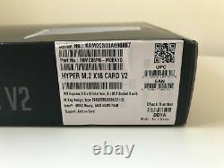 ASUS HYPER M. 2 X16 CARD V2 PCIe Internal card/adapter (4x NVME drive slots)