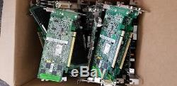 ATI PCI-E S-Video Dual VGA Video Cards and DMS-59 adapters LOT