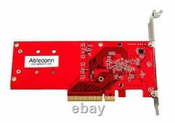 Ableconn PEXM2-130 Dual PCIe NVMe M. 2 SSDs Carrier adapter card