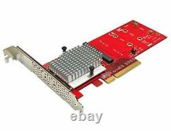 Ableconn PEXM2-130 Dual PCIe NVMe M. 2 SSDs Carrier adapter card