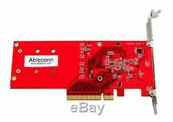 Ableconn PEXM2-130 dual PCIe NVMe M. 2 SSDs career adapter card PCI Express 3.0