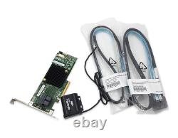 Adaptec ASR-7805 1G Cache PCIe SAS SATA 6GBs RAID 0156 Adapter Card with cables