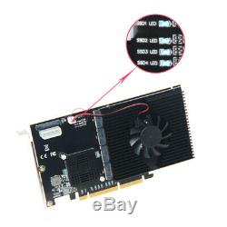 Add on Cards Adapter M. 2 Raid Controller/Ssd/Card Pci-E/Pcie M. 2 Ssd Cooli N9Q1