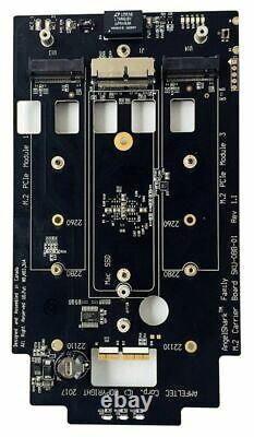 Amfeltec Angelshark nvme PCIe SSD 3-slot Adapter Card Mac Pro 2013 INSANE SPEEDS